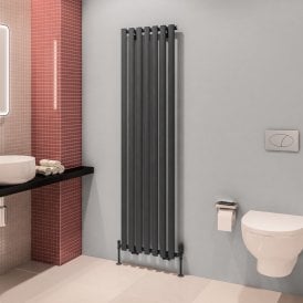Eastbrook Tunstall 1800mm x 490 Radiator Matt Anthracite   89.1625
