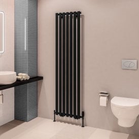 Eastbrook Tunstall 1800mm x 490 Radiator Matt Black   89.1626