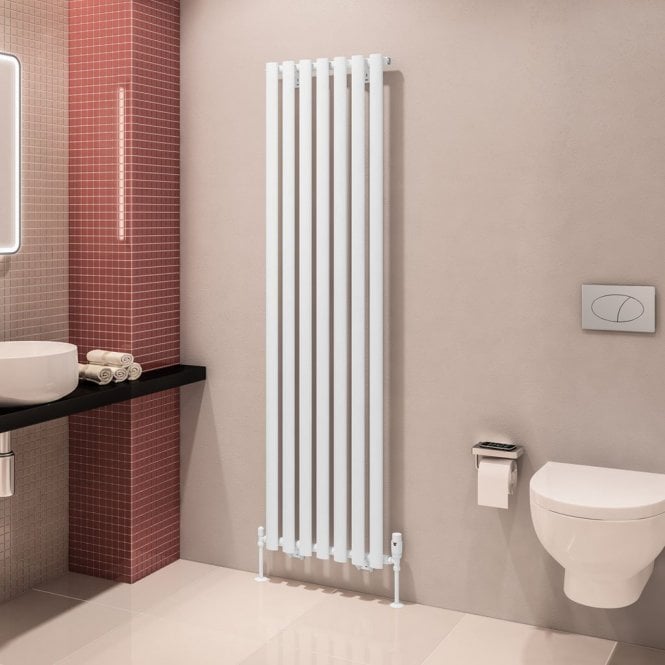 Eastbrook  Tunstall 1800mm x 490 Radiator Matt White   89.1624
