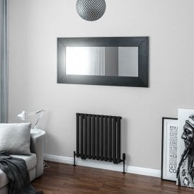 Eastbrook Tunstall 600mm x 648mm Radiator Matt Black   89.1637