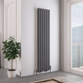 Eastbrook Tunstall Double 1800mm x 420mm Radiator Matt Anthracite   81.0159