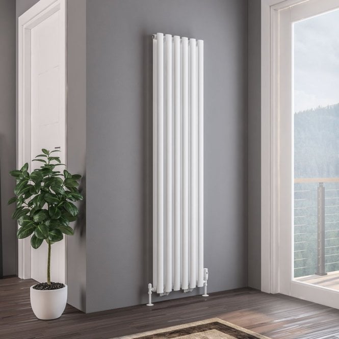 Eastbrook  Tunstall Double 1800mm x 420mm Radiator Matt White   81.0141