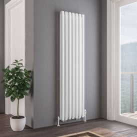 Eastbrook Tunstall Double 1800mm x 490 Radiator Matt White   81.0193