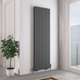 Eastbrook Tunstall Double 1800mm x 560mm Radiator Matt Anthracite   81.0197