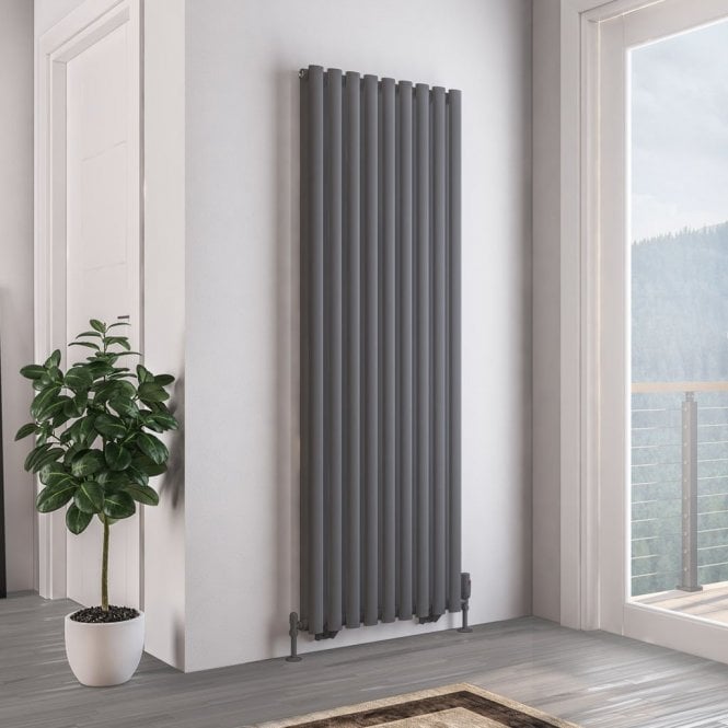 Eastbrook  Tunstall Double 1800mm x 630mm Radiator Matt Anthracite   81.0160