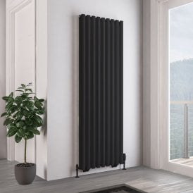 Eastbrook Tunstall Double 1800mm x 630mm Radiator Matt Black   81.0174