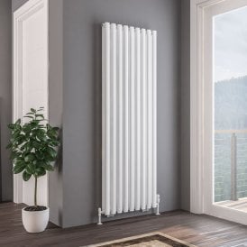 Eastbrook Tunstall Double 1800mm x 630mm Radiator Matt White   81.0142