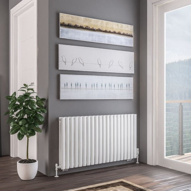 Eastbrook  Tunstall Double 600mm x 1179mm Radiator Matt White   81.0139