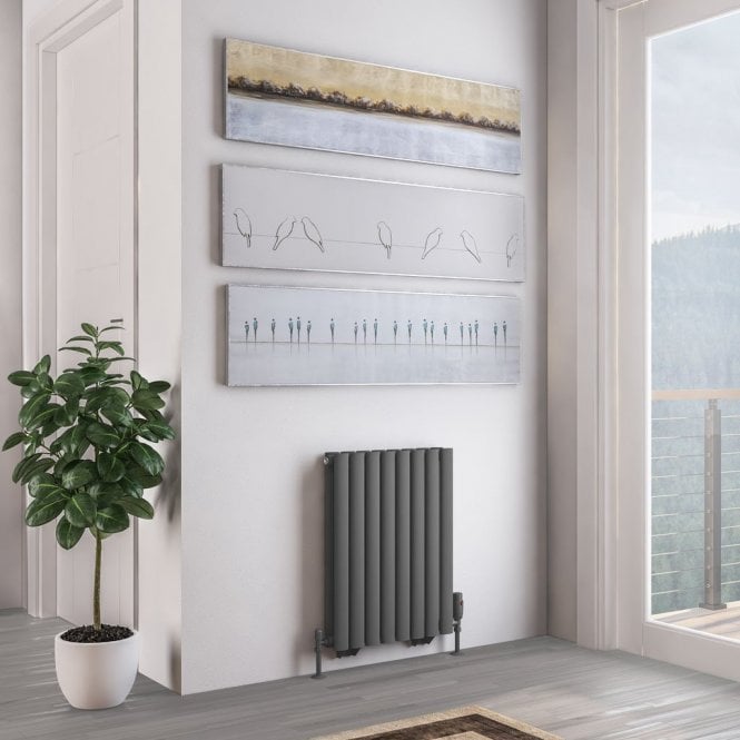 Eastbrook  Tunstall Double 600mm x 471 Radiator Matt Anthracite   81.0200