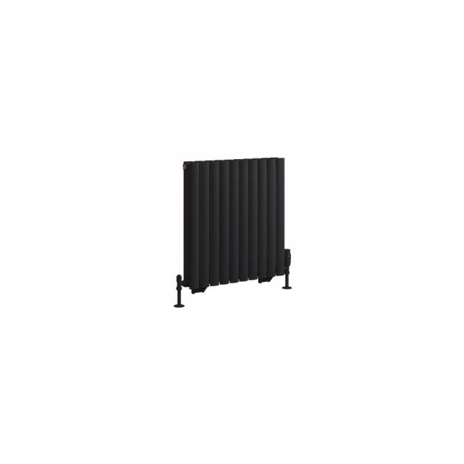 Eastbrook  Tunstall Double 600mm x 589mm Radiator Matt Black   81.0175