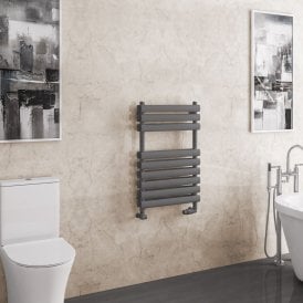 Eastbrook Tunstall Double 800mm x 500mm Towel Rail Matt Anthracite   81.0161