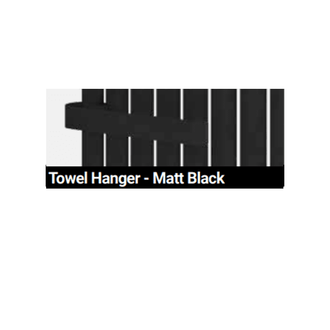 Eastbrook  Tunstall H Towel Hanger 330mm Matt Black   101.0042