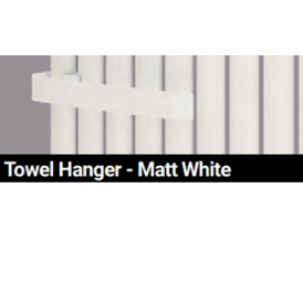 Eastbrook Tunstall H Towel Hanger 330mm Matt White   101.0040