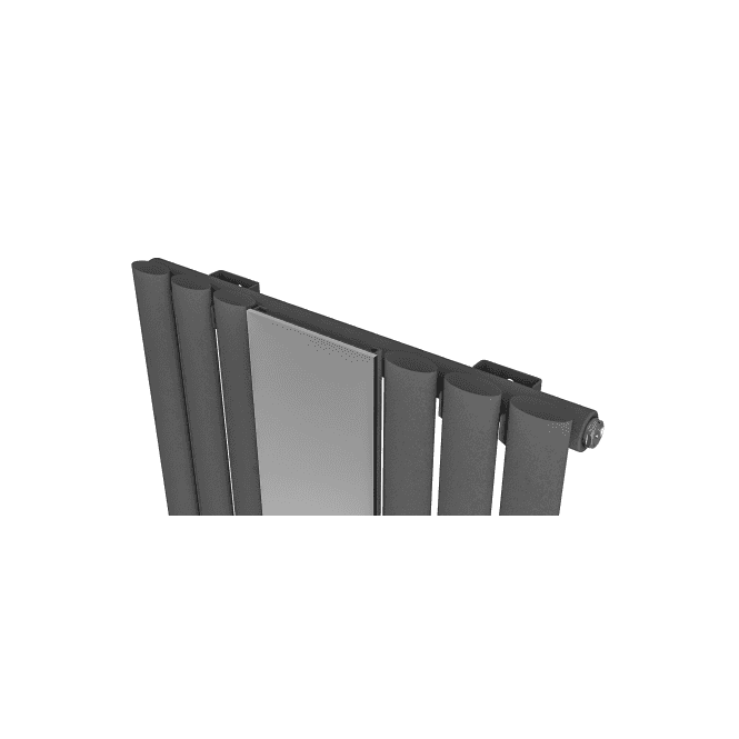 Eastbrook  Tunstall Mirror 1800mm x 380mm Radiator Matt Anthracite   81.0168