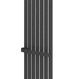 Eastbrook Tunstall V Towel Hanger 280mm Matt Anthracite   101.0029