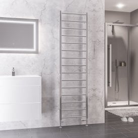 Eastbrook Tuscan Round 1800mm x 500mm Towel Rail Chrome   89.1600
