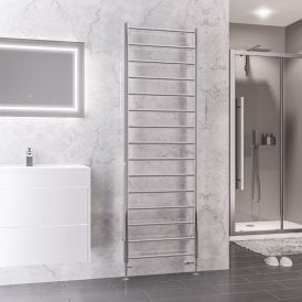 Eastbrook Tuscan Round 1800mm x 600mm Towel Rail Chrome   89.1601