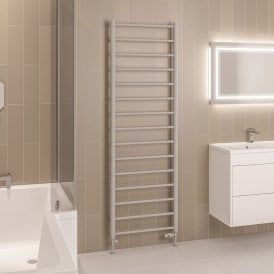 Eastbrook Tuscan Round 1800mm x 600mm Towel Rail Matt Grey   89.1583