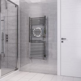 Eastbrook Tuscan Square Multirail 1200mm x 500mm Chrome   89.1667