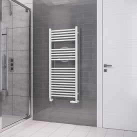 Eastbrook Tuscan Square Multirail 1200mm x 500mm Gloss White   89.1649