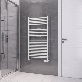 Eastbrook Tuscan Square Multirail 1200mm x 600mm Gloss White   89.1650