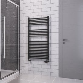 Eastbrook Tuscan Square Multirail 1200mm x 600mm Matt Black   89.1662