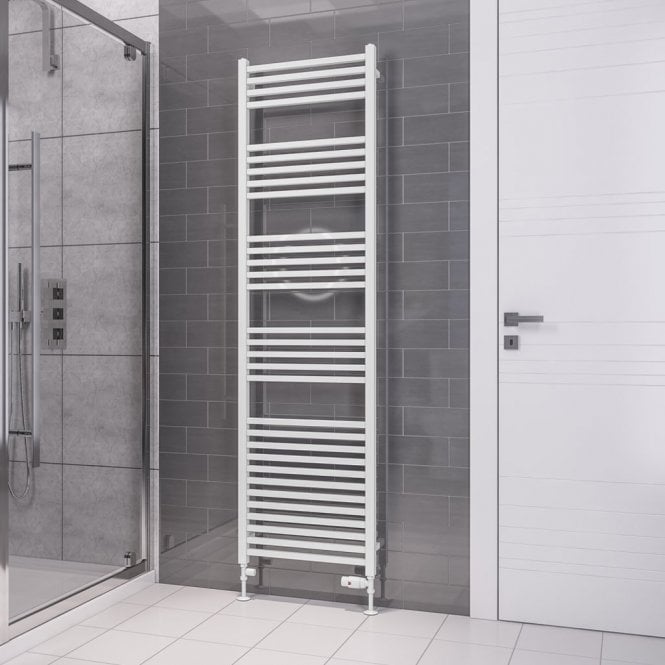 Eastbrook  Tuscan Square Multirail 1800mm x 500mm Gloss White   89.1651