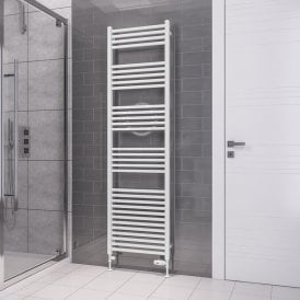 Eastbrook Tuscan Square Multirail 1800mm x 500mm Gloss White   89.1651