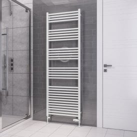 Eastbrook Tuscan Square Multirail 1800mm x 600mm Gloss White   89.1652
