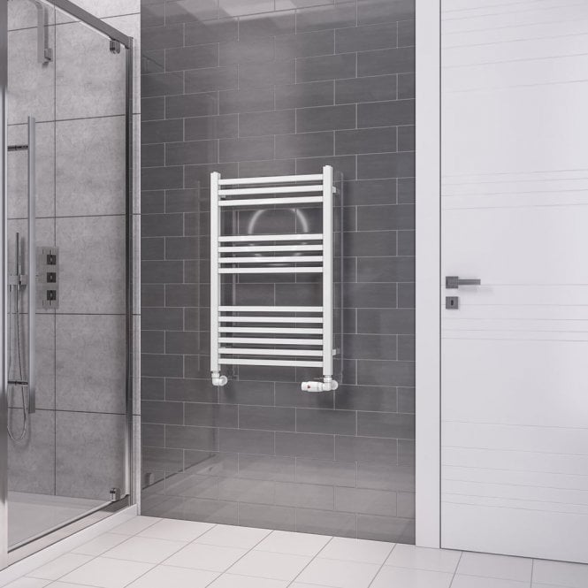 Eastbrook  Tuscan Square Multirail 800mm x 500mm Gloss White   89.1647