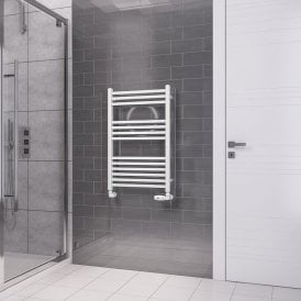 Eastbrook Tuscan Square Multirail 800mm x 500mm Gloss White   89.1647