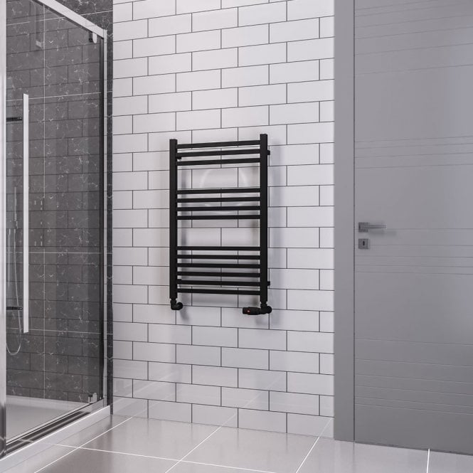 Eastbrook  Tuscan Square Multirail 800mm x 500mm Matt Black   89.1659