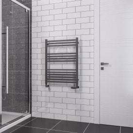 Eastbrook Tuscan Square Multirail 800mm x 600mm Matt Anthracite   89.1654