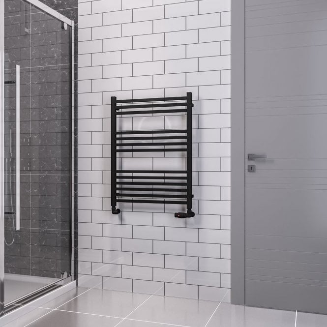 Eastbrook  Tuscan Square Multirail 800mm x 600mm Matt Black   89.1660