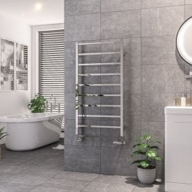 Eastbrook Tuscan Square Towel Rail 1200mm x 600mm Chrome   89.1271