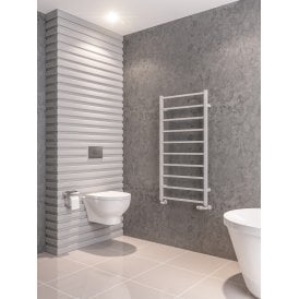 Eastbrook Tuscan Square Towel Rail 1200mm x 600mm Matt Grey   89.1253