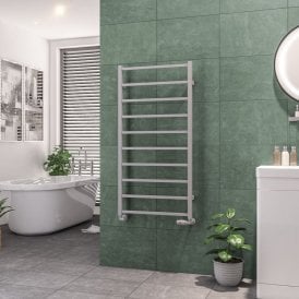 Eastbrook Tuscan Square Towel Rail 1200mm x 600mm Matt Grey   89.1253
