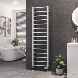 Eastbrook Tuscan Square Towel Rail 1800mm x 500mm Gloss White   89.1248