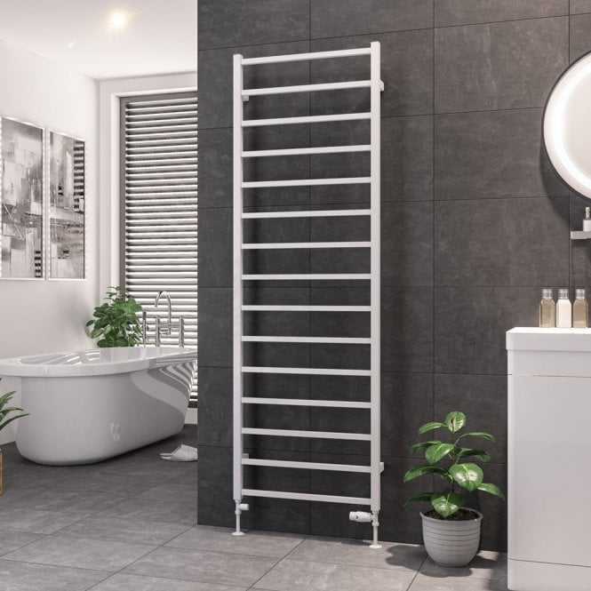Eastbrook  Tuscan Square Towel Rail 1800mm x 600mm Gloss White   89.1249