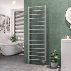 Eastbrook Tuscan Square Towel Rail 1800mm x 600mm Matt Grey   89.1255