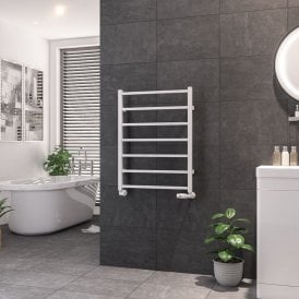 Eastbrook Tuscan Square Towel Rail 800mm x 600mm Gloss White   89.1245