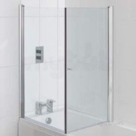 Eastbrook Type 1 Screen Across Bath For 800mm Silver   58.718