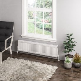 Eastbrook Type 11 Compact Panel Radiator 300mm x 1200mm Gloss White   25.0015