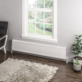 Eastbrook Type 11 Compact Panel Radiator 300mm x 1600mm Gloss White   25.0017