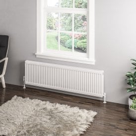 Eastbrook Type 11 Compact Panel Radiator 400mm x 1400mm Gloss White   25.0028