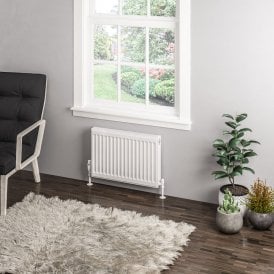 Eastbrook Type 11 Compact Panel Radiator 400mm x 600mm Gloss White   25.0021