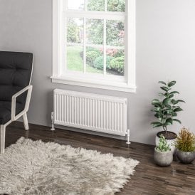 Eastbrook Type 11 Compact Panel Radiator 400mm x 900mm Gloss White   25.0024