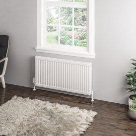 Eastbrook Type 11 Compact Panel Radiator 500mm x 1000mm Gloss White   25.0038