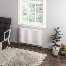Eastbrook Type 11 Compact Panel Radiator 500mm x 800mm Gloss White   25.0036