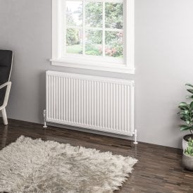 Eastbrook Type 11 Compact Panel Radiator 600mm x 1100mm Gloss White   25.0054
